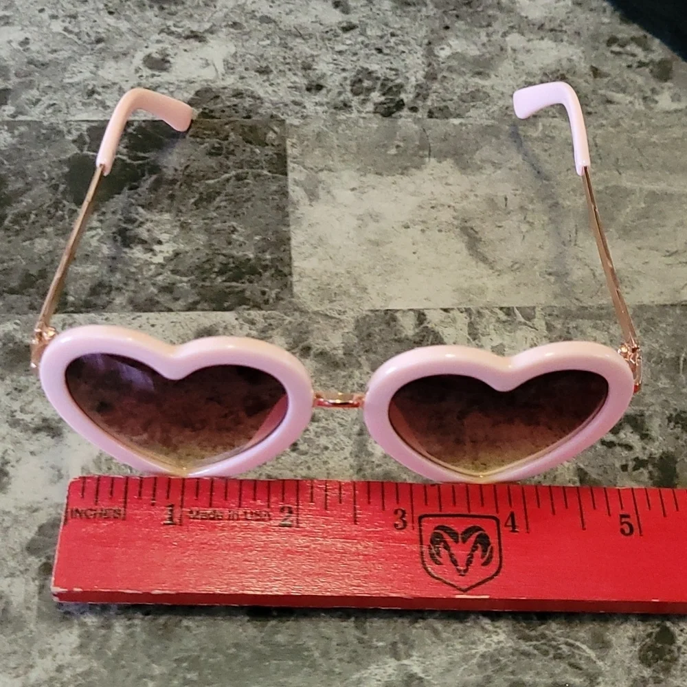 Girls Heart Sunglasses with case Price Firm